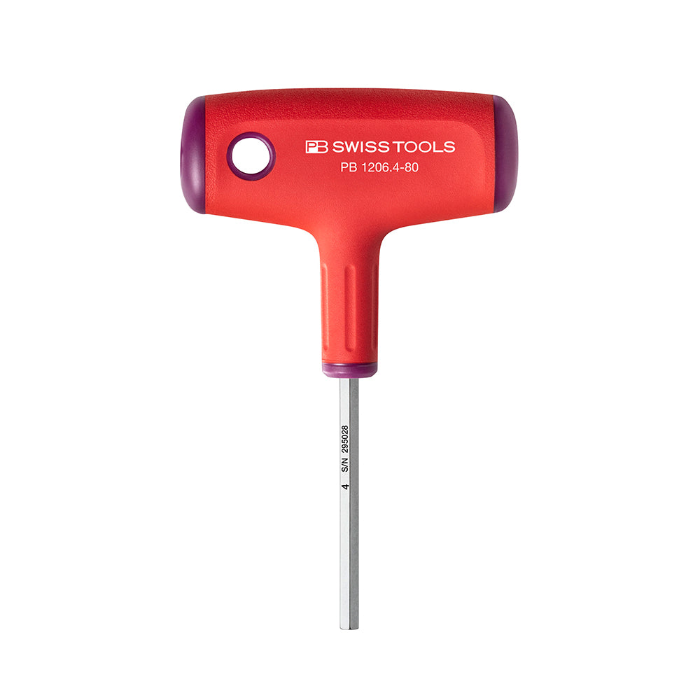 PB SWISS TOOLS_T型膠柄六角板手 _4x80mm(PB_1206.4.0-080)