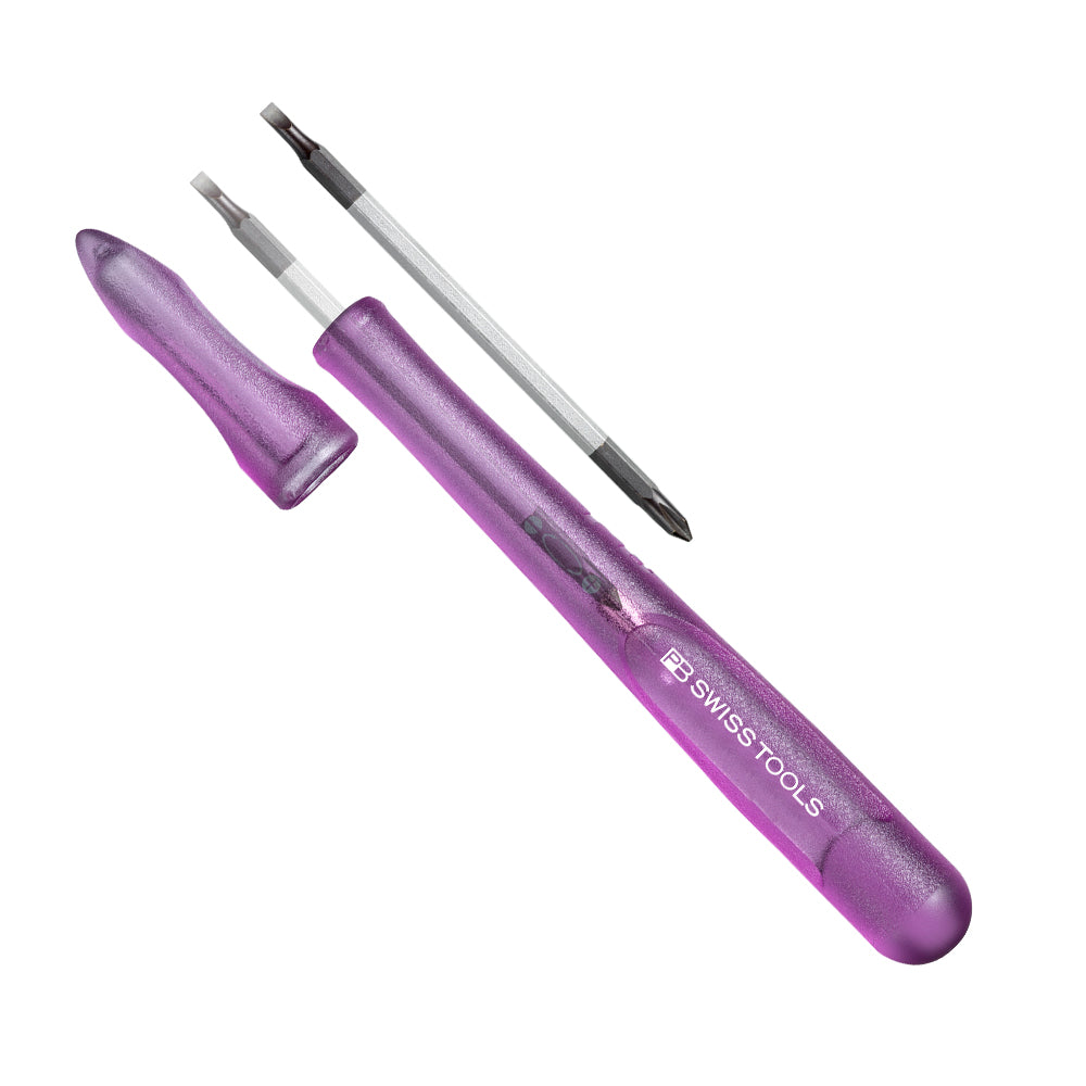 PB SWISS TOOLS_筆型可換頭精密起子 00號_紫色(PB_168.00 PURPLE)