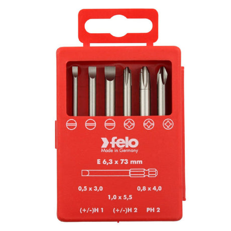FELO_E6.3單頭配電起子頭組-6支組 _73mm (03292716)
