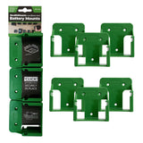STEALTHMOUNTS_電池收納座-HIKOKI18V用_綠色-6入(BM-MHH18-GRN-6)
