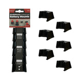STEALTHMOUNTS_電池收納座-MILWAUKEE美沃奇M12用_黑色-6入(BM-MW12-BLK-6)