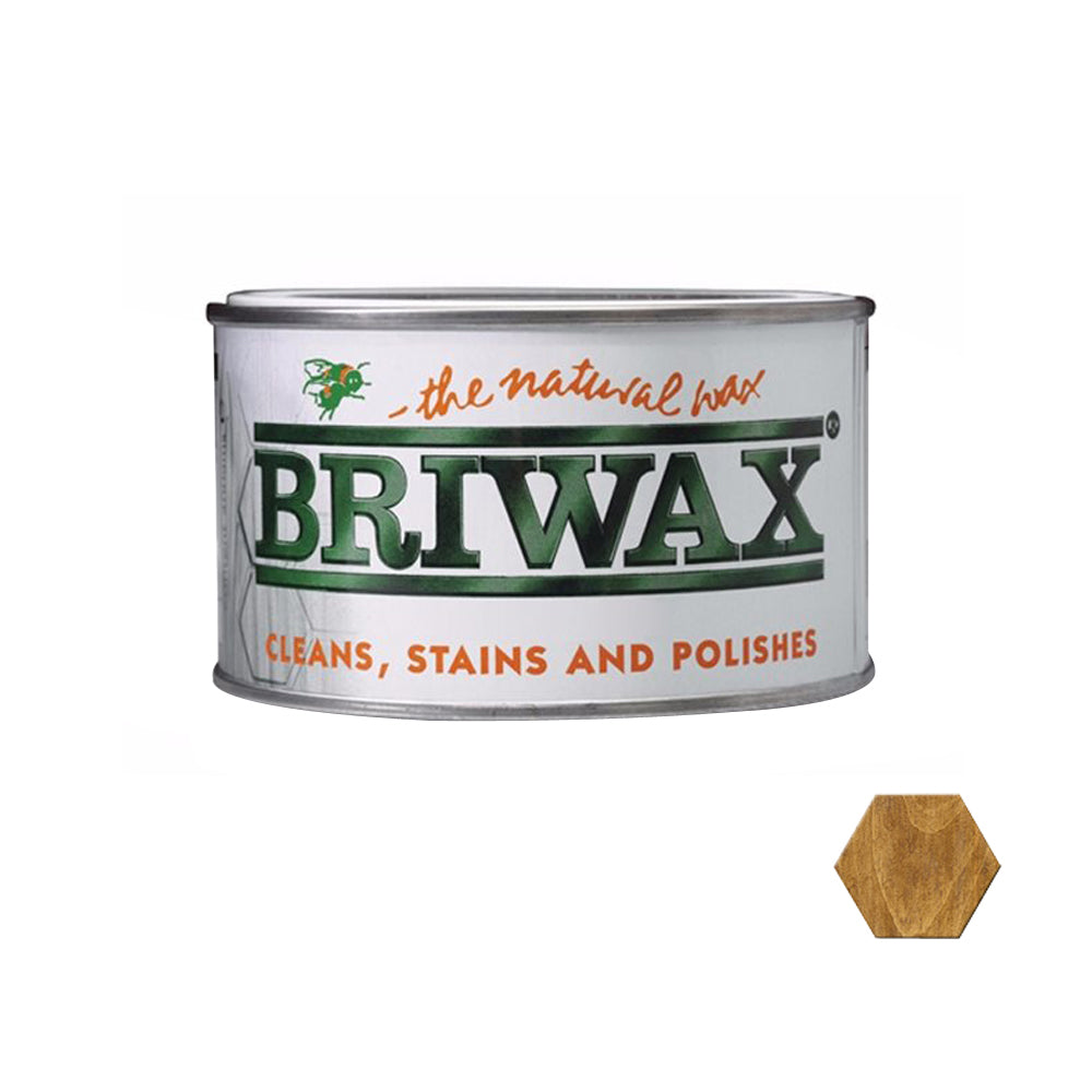 BRIWAX_拋光上色蠟_橡木色-370g(BW0601161321)