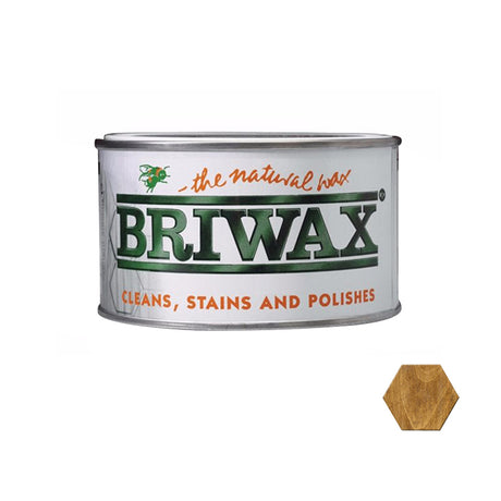 BRIWAX_拋光上色蠟_橡木色-370g(BW0601161321)