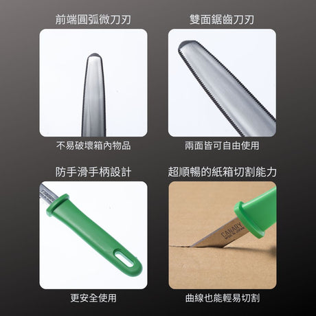 CANARY_紙箱小子紙箱專用切刀_綠(DC-190)_特色