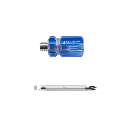 JETECH_彩條十字/一字雙頭兩用起子_6x40mm(DLC6-040)