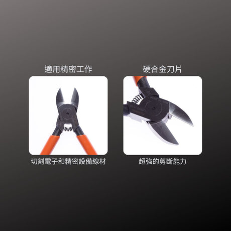 FUJIYA_超硬刃斜口鉗_125mm(460S-125)_特色