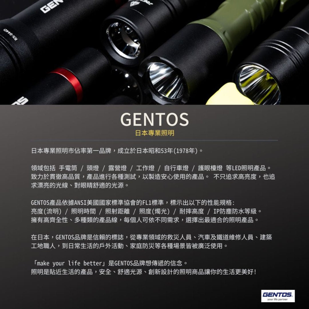 Gentos_品牌介紹