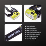 GENTOS_遠距+廣域頭燈 420流明 IP64(CB-532D)_特色