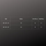 IREGA_大開口膠柄活動板手 薄爪型(SWO-92XS-150)_規格