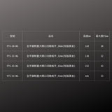 KUROKIN_全平面輕量大開口活動板手 短版 黑金系列(FTS-28-BG)_規格