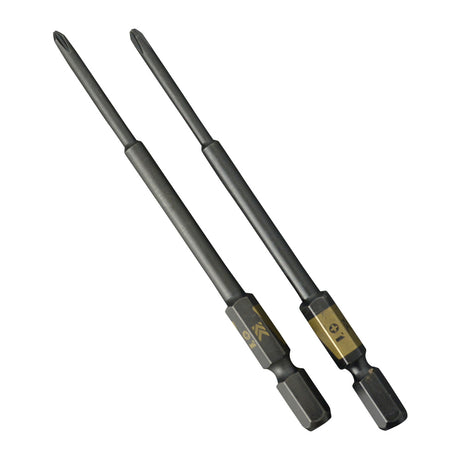 KUROKIN_單頭起子頭-十字PH1x100mm_2入 黑金系列(5102D-100-BG)
