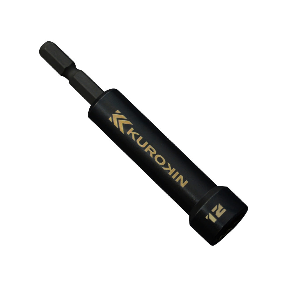 KUROKIN_微加長六角套筒_12mm 黑金系列(512-12-BG)