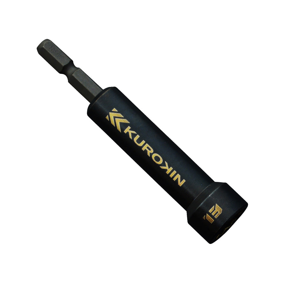 KUROKIN_微加長六角套筒_13mm 黑金系列(512-13-BG)