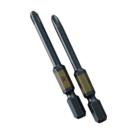 KUROKIN_單頭起子頭-十字PH2x65mm_2入 黑金系列(5202D-65-BG)