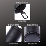 KUROKIN_PU皮革腰間 小物收納筒_小 黑金系列 (AB-50BG)_特色