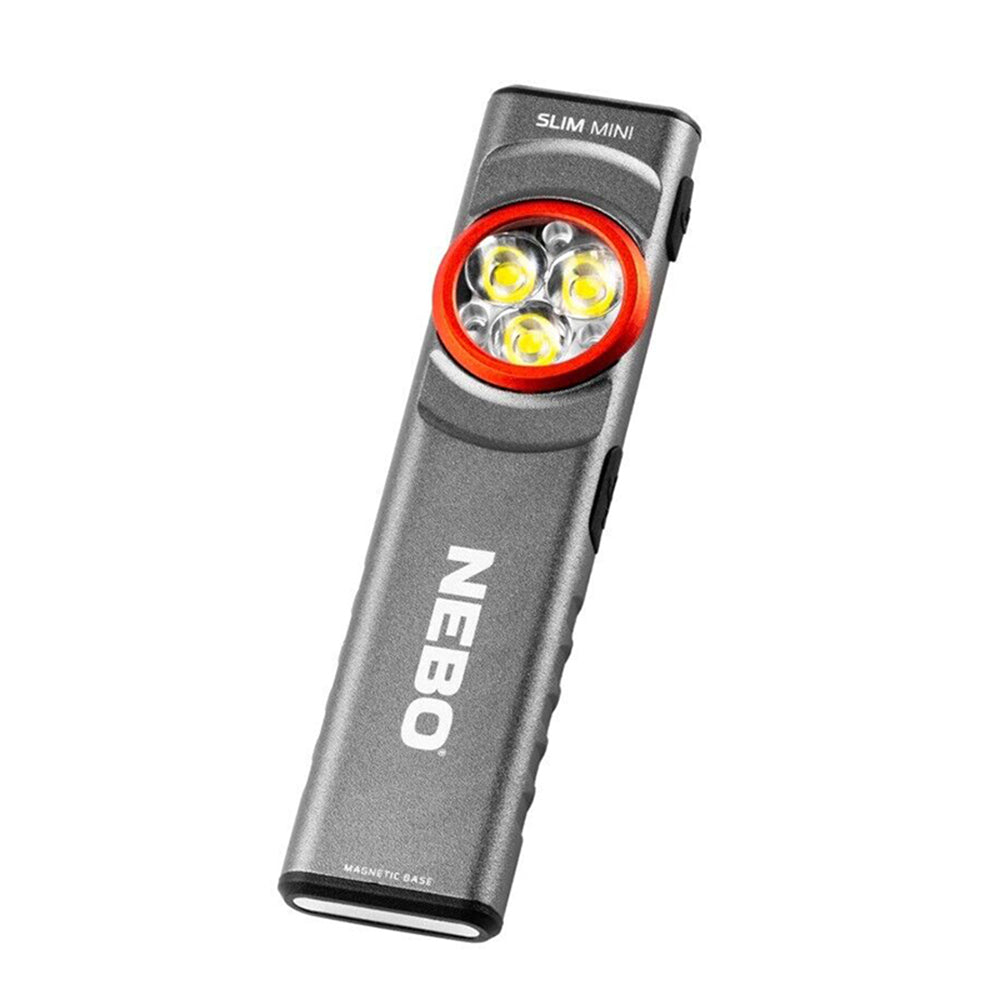 NEBO_Slim Mini超薄照明燈 USB-C充電 IPX4-250流明 (NEB-FLT-1042-G)