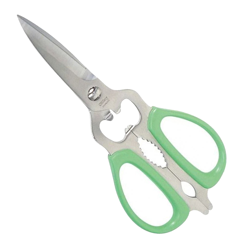 SILKY_主廚多用途PRO廚房剪刀_綠(NKS-215DT-GN)
