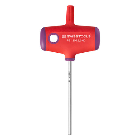 PB SWISS TOOLS_T型膠柄六角板手 _2.5x60mm(PB_1206.2.5-060)
