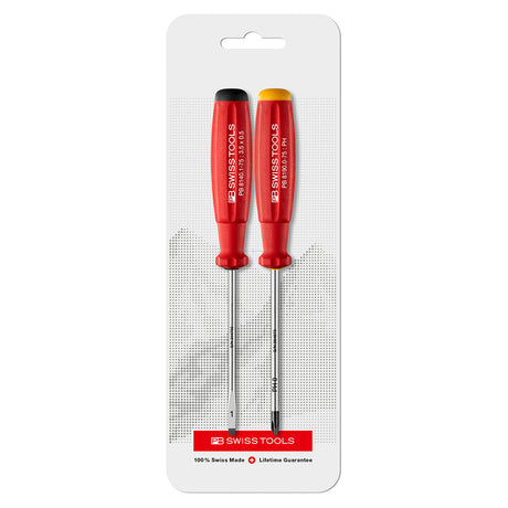 PB SWISS TOOLS_軟柄起子 十字&一字_75mm-2入組(PB_8260.CN)