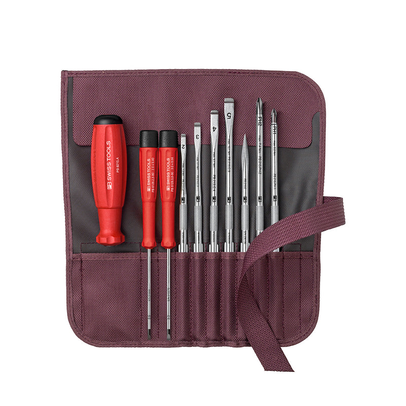 PB SWISS TOOLS_起子組+工具收納袋 紫色 (PB_8218.BO)