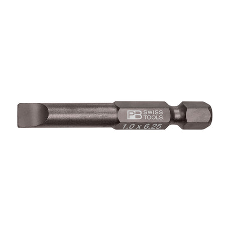 PB SWISS TOOLS_E6.3單頭起子頭-一字 1x6.25 (PB_E6.100/4)