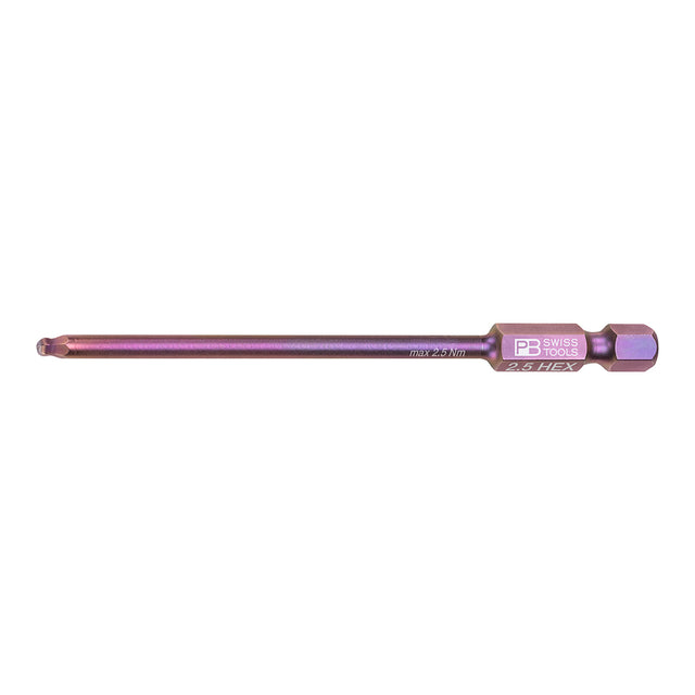 PB SWISS TOOLS_球型六角起子頭 2.5x95mm (PB_E6L.212/2.5)