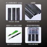 PICA_6060超粗工程筆 筆芯-2H 木工_黑色(12入)-吊卡包裝(6050/SB)_特色
