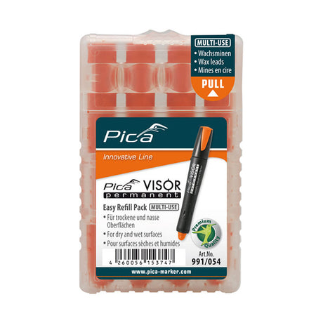 PICA_Visor固體油漆筆 筆芯_4入-橘(991/054)