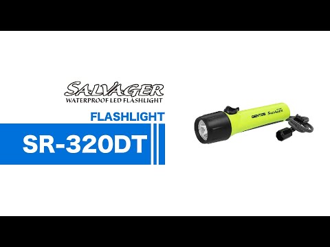 GENTOS_防水25M手電筒 300流明 IP68(SR-320DT)_影片