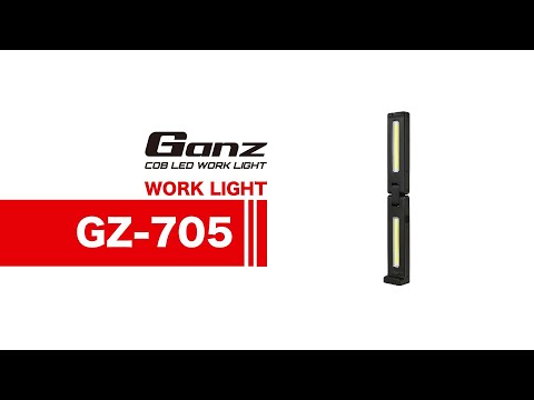 GENTOS_雙光源工作照明燈 USB-C充電  IP64_600流明(GZ-705)_影片