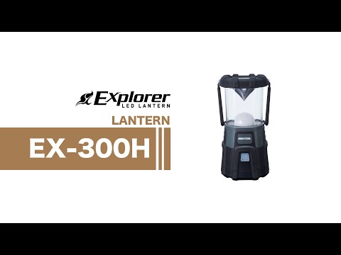 GENTOS_Explorer露營燈- USB充電 1300流明 IP68(EX-300H)_影片