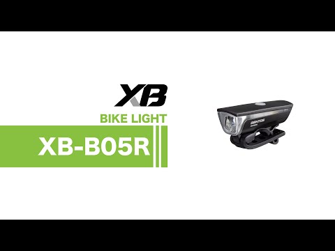 GENTOS_自行車燈 USB充電 160流明IPX4(XB-B05R)_影片