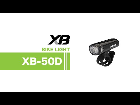 GENTOS_自行車燈 60流明 IPX4(XB-50D)_影片