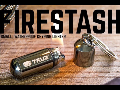 TRUE UTILITY_英國多功能防水輕巧打火機鑰匙圈FireStash(TU262K)_影片