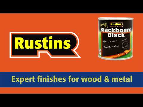 RUSTINS_快乾黑板漆_250ml(BLAB250)_影片