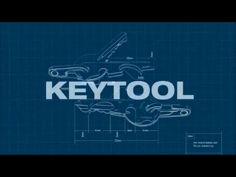 TRUE UTILITY_英國多功能8合1迷你鑰匙圈工具組KeyTool(TU247K)_影片