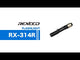 GENTOS Professional Focusing Flashlight IP54 220 Lumens USB-C Rechargeable