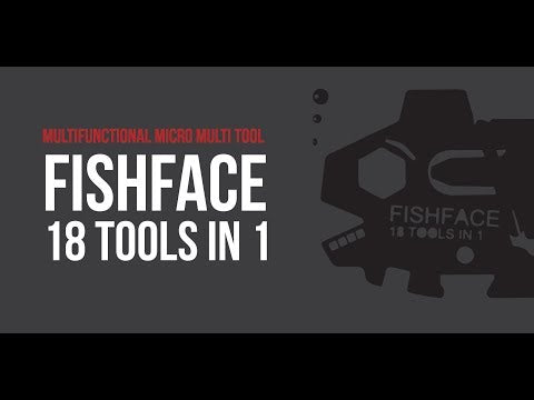 TRUE UTILITY_英國多功能18合1鯨魚造型工具組Fishface(TU206)_影片